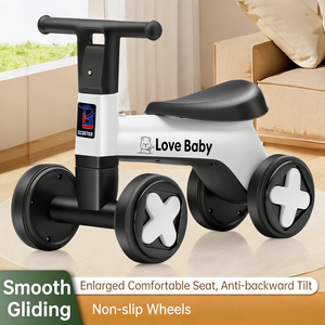 Bicicletta senza pedali per bambini. Regolabile da 1 a 4 anni. Girello per Bambini a Quattro Ruote Antiscivolo per Imparare a Camminare - Product Image 5