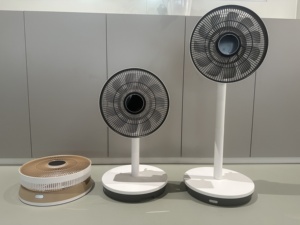 มอเตอร์ไฟฟ้ากระแสตรงแบบสั่น120 ° ปรับความสูงได้12ระดับความเร็วได้3โหมดจับเวลา9ชั่วโมงพัดลมแท่นอัจฉริยะพัดลมควบคุมด้วยท่าทาง - Product Image 5