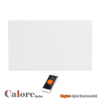 Termostato inteligente con pantalla digital de 4 dígitos, moderno y delgado, C072D, 720 W, 7 días x 24 horas, programas personalizados, calentadores de panel infrarrojo