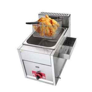 Friteuse à poulet KFC, machine de cuisson, équipement de cuisine en acier inoxydable, panier automatique, alimenté au gaz, pour utilisation en restaurant, neuf - Product Image 1