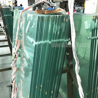 Verre feuilleté trempé transparent de 8 mm d'épaisseur, prix au mètre carré, verre feuilleté trempé PVB, coût au pied carré