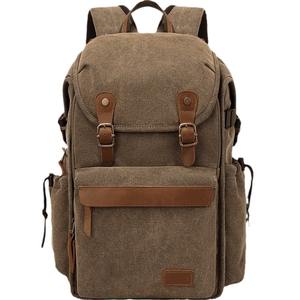 Outdoor <b>Backpack</b> Waterproof Canvas Dual-Shoulder Photography Bag Mirrorless <b>Cameras</b> Case Drones - Product Image 1