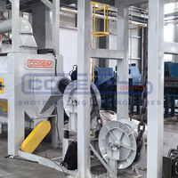 Machine de sablage automatique électrique pour chaînes d'ancre marines (Abrator) avec billes d'acier pour l'élimination de la rouille, le débavurage et le polissage