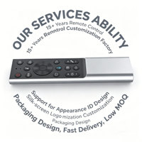 Control Remoto Universal de Aleación de Aluminio RF para TV y Proyector con Código de Aprendizaje, Automatización del Hogar, Alcance de 10m