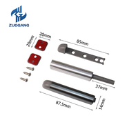 Dispositif d'amortisseur de rebond de tampon de fermeture en douceur en acier inoxydable moderne loquet de porte et ferme-porte loquet d'armoire pour application de cuisine