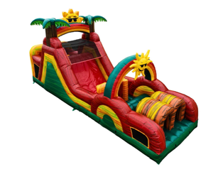 Pista <span class=keywords><strong>de</strong></span> Obstáculos Inflable Comercial para Exteriores, para Desechos Tóxicos, con Material <span class=keywords><strong>de</strong></span> PVC, Certificación CE, Capacidad para 12 Personas, para Juegos <span class=keywords><strong>de</strong></span> Fiesta - Product Image 4