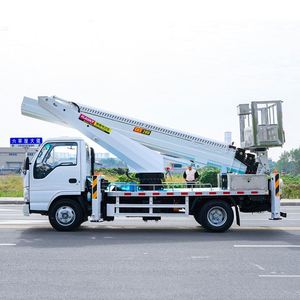 รถบรรทุกติดตั้งเครนยกของ 1suzu 100P 20 เมตร แขน 4 ท่อน หมุนได้รอบทิศทาง สำหรับซ่อมบำรุงไฟฟ้าฉุกเฉิน - Product Image 3