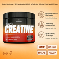 AegleWell OEM Creatine Monohydraat Micronized Creatine Poeder Spierkracht Prestatie Uithoudingsvermogen Gym Fitness Groothandel