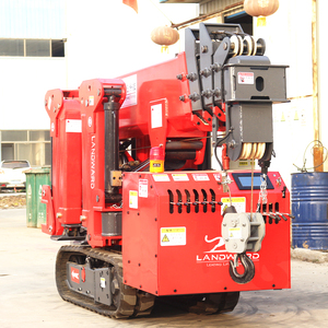 Low Fuel Consumption China High Loading Capacity 3 Ton 5 Hydraulic Spider <b>Crane</b> Telescopic Folding Crawler Garden - Product Image 1