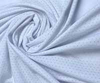 Tissu maille papillon jacquard tricoté imperméable extensible pour soutien-gorge, vêtements de yoga et sous-vêtements, poids moyen