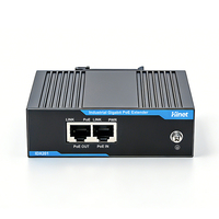 Extensor PoE Industrial de 2 Puertos 10/100/1000M para Riel DIN IEEE802.3af/at 100m, Extensor/Repetidor Ethernet PoE