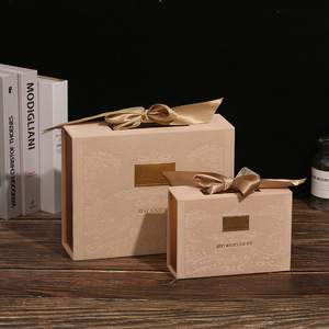 Sobres de lujo Cajas de pasteles de comida Embalaje Diseño de impresión Cajas de regalo de papel Cajas de pastel de luna con asas - Product Image 3