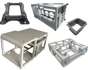 Custom aluminum sheet metal case galvanized housing stainlesssteel cabinet enclosure fabrication