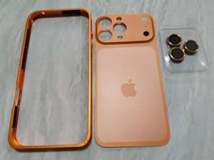 Nueva Funda para Teléfono Móvil para <span class=keywords><strong>iPhone</strong></span> 13 <span class=keywords><strong>14</strong></span> 15 16 Pro, Convierte a 17 Pro, Pegatina para la Parte Trasera de Vidrio, Apariencia Exterior - Product Image 6