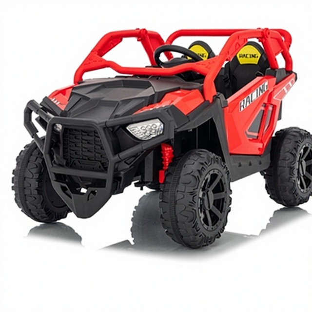 24V Battery-Operated Ride-on Car Electric UTV with 4 Wheels Toy for Boys and Girls Aged 2 to 4 Years