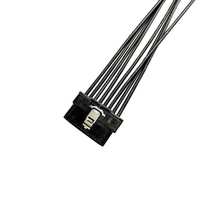 Connecteur automobile 8 broches avec clip de verrouillage, câble noir pour câblage automobile, vente en gros