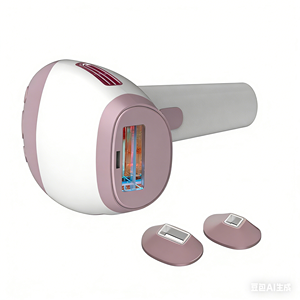 Épilateur IPL sans fil de haute technologie avec capteur de teint de peau, niveaux d'intensité auto-ajustables, appareil de beauté portable - Product Image 1