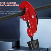 Pisau pengupas kabel serat optik, pembuka kabel horizontal merah 3-28MM