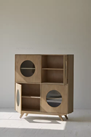 Moderno japonés granja país muebles de madera maciza vidrio aparador gabinete hogar comedor sala de estar apartamento uso