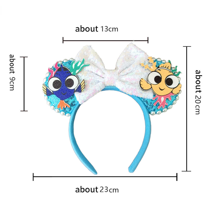 2025 Newest Cartoon Mouse Ears Headband Party Cosplay Mouse Hairband Women Festival Headwear Kid Hair Accessories
