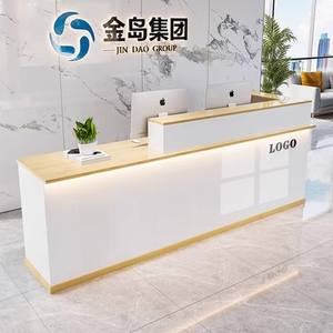 Mostrador de Recepción Moderno Rosa para Oficina, Spa, Hotel y Salón de Belleza, Diseño para Tienda Minorista y Escritorios de Hospital - Product Image 4