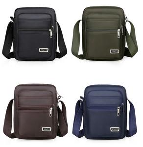 Individuell bedrucktes Logo Reisetasche Großhandel klassische langlebige Herren-Bruchtentasche Nylon tragbare Messenger-Handytasche