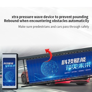Zhanjiang ZJ23 Automatic Sliding Barrier <b>Gate</b> Security Camera Parking System with Advertising Features - Product Image 3