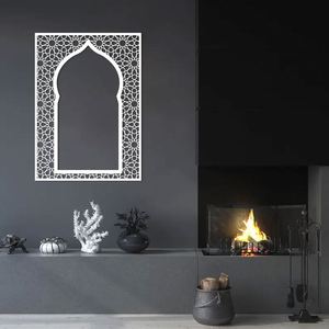 Islamic Metal Mehraab <b>Muslim</b> Home Masjid Art Mihrab Wall Decor - Product Image 4