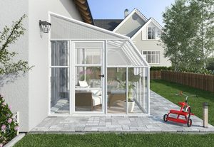 Véranda de jardin <span class=keywords><strong>solarium</strong></span> moderne en verre aluminium gratuit avec toit trempé pour villas <span class=keywords><strong>solarium</strong></span> vente maison accessoire - Product Image 2
