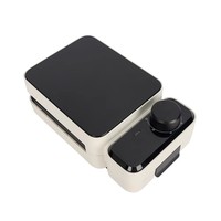 Nouvelle conception, mini gaufrier électrique à plaque détachable 1 emplacement avec minuterie
