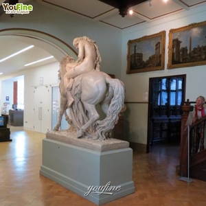 古典手工雕刻大理石女士戈迪瓦雕像性感女孩 - Product Image 5