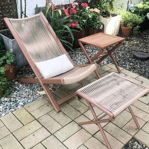 Chaise longue inclinable contemporaine <span class=keywords><strong>en</strong></span> rotin CJ-136E pour extérieur, balcon, <span class=keywords><strong>jardin</strong></span>, loisirs, dossier solide, pliable, mobilier <span class=keywords><strong>de</strong></span> maison - Product Image 1