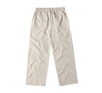 SEEDCLUB X Montamo Pantalon cargo en laine coupe droite décontracté multi-poches taille élastique mi-haute coupe-vent respirant écologique 200 g/m²