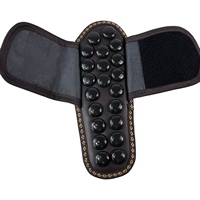 Chaussons de massage à acupression en tourmaline FIR pour la relaxation des pieds, soulagement de la fasciite plantaire, ions négatifs - Utilisation à domicile