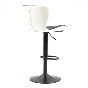 Wholesale Bar Stools Counter Height Adjustable Swivel Bar Chairs With Backs Pu <strong>Leather</strong> Padded <strong>Barstool</strong> for Home Kitchen Island - Product Image 6