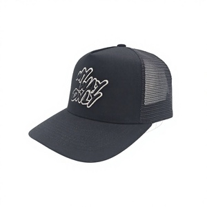 Gorra Trucker Personalizada OEM Estilo Skater Grunge con Bordado de Logotipo 3D, Gorras Deportivas con Estampado, Gorra de Malla de 5 Paneles en Blanco de Alta Calidad, Accesorio de Moda - Product Image 6