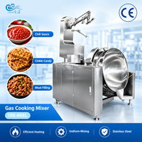 Marmite de cuisson industrielle vapeur 100L avec agitateur pour crème, sauces et caramel, certifiée CE, en promotion