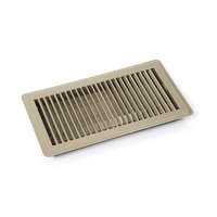 Diffuseur d'air carré en acier/aluminium sur mesure, enduit de poudre, durable, pour système de ventilation CVC, grille d'aération moderne à 4 voies, extérieur