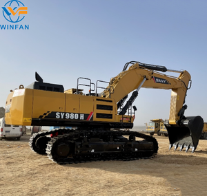 Excavatrice sur chenilles Sany SY980H d'occasion |   Configuration personnalisée de levage lourd pour la construction de fondations de barrages - Product Image 1