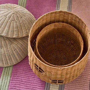 Cesta de Almacenamiento Plegable Rectangular de Ratán Ecológica, Diseño Moderno, Estilo Clásico, Capacidad de 10-20L, para Dormitorio - Product Image 3