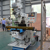 Fräsmaschine 5 Achsen 220V/380V Manuelle Vertikal- & Horizontal-Revolverfräsmaschine Dro Universal-Metallfräsmaschine