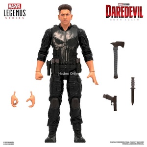 Figura de Anime de PVC de <span class=keywords><strong>Daredevil</strong></span> Born Again Punisher de la Serie Marvel Legends de Hasbro, Escala 1:12, 15 cm, Nuevo Modelo de Juguete de Plástico en Preventa - Product Image 3