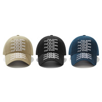 Casquettes de baseball souples personnalisées motif léopard et pois pour boutiques de mode, broderie lettre, style urbain unisexe, faible MOQ
