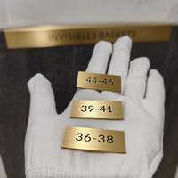 Plaque signalétique personnalisée en acier inoxydable gravée, étiquette métallique vierge, badge, plaque en laiton gravée, logo, panneau signalétique, étiquette