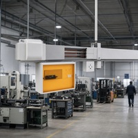 Système de distribution d'énergie pour machines à coudre industrielles et usines, avec système de conduits de barres omnibus et éclairage, Nota