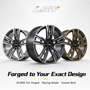 Jantes en alliage VSpoke LS815915-26inch5x114.3 5x112 Noir brillant Argent usiné pour Honda Civic Type R Toyota Camry Hyundai - Product Image 5