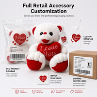 Peluche Ours Ballon, Jouet Confortable, Poupée Animale, Ornement, Cadeau d'Anniversaire pour Enfants