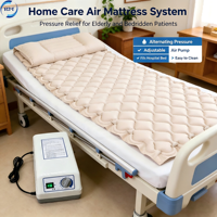 Raayman Matelas pneumatique haute performance à pression alternée et anti-escarres pour lit d'hôpital Prévention des blessures