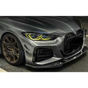 Pour BMW Série 4 G26 4 portes 2021-2025 – Kit carrosserie complet : lèvre de pare-chocs avant, séparateur, diffuseur, protection de pare-chocs, accessoires - Product Image 3