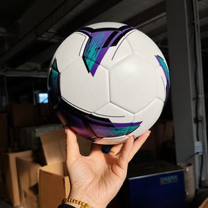 Balón de Fútbol Estilo <span class=keywords><strong>Copa</strong></span> de Europa y <span class=keywords><strong>Copa</strong></span> América Plateado, Modelo N.° 5, para la Liga de Campeones, Adhesivo, de Cuero PU, Nuevo Modelo - Product Image 1